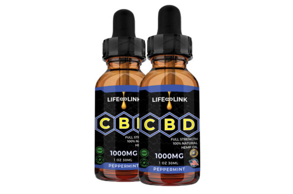 2x CBD Oil 1000 mg Organic Full Strength